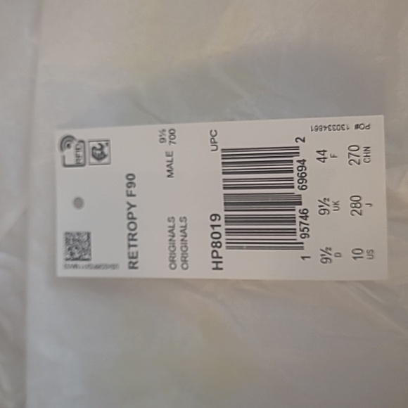 adidas Retropy F90 'Off White Sonic Fuchsia' HP8019 - Picture 8 of 8